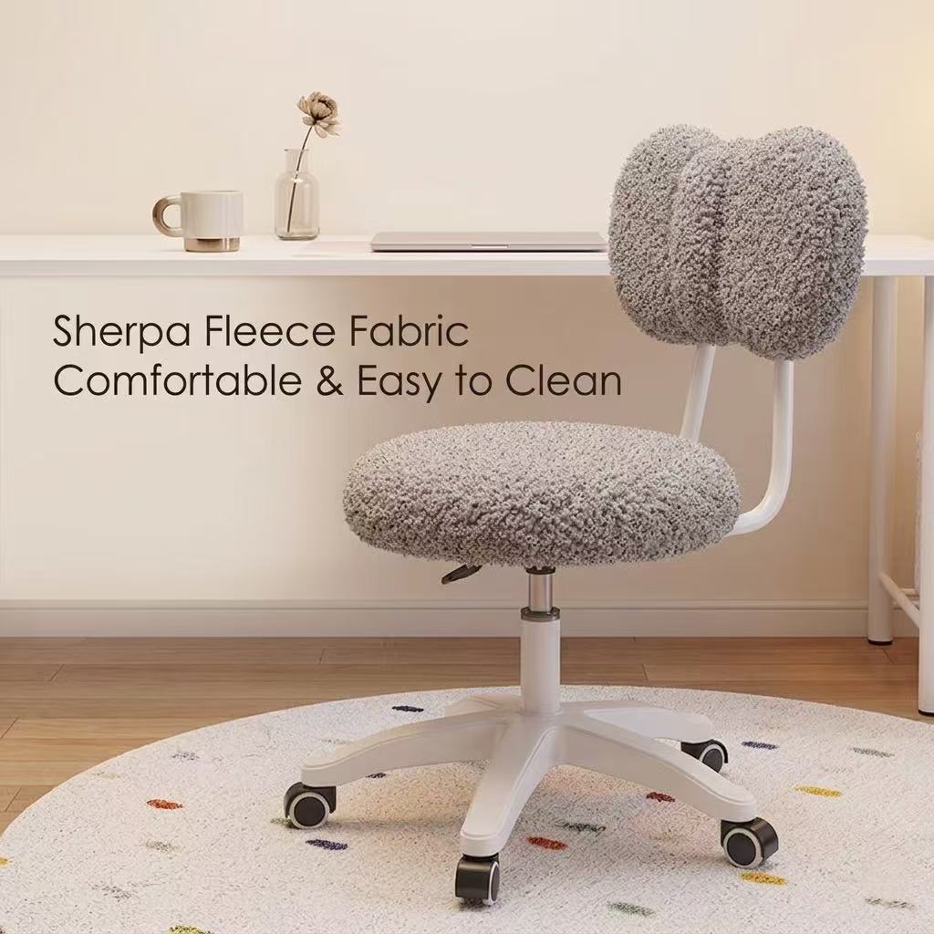 Cute Boucle Swivel Office Chai - đánh giá và giá Home Office Furniture