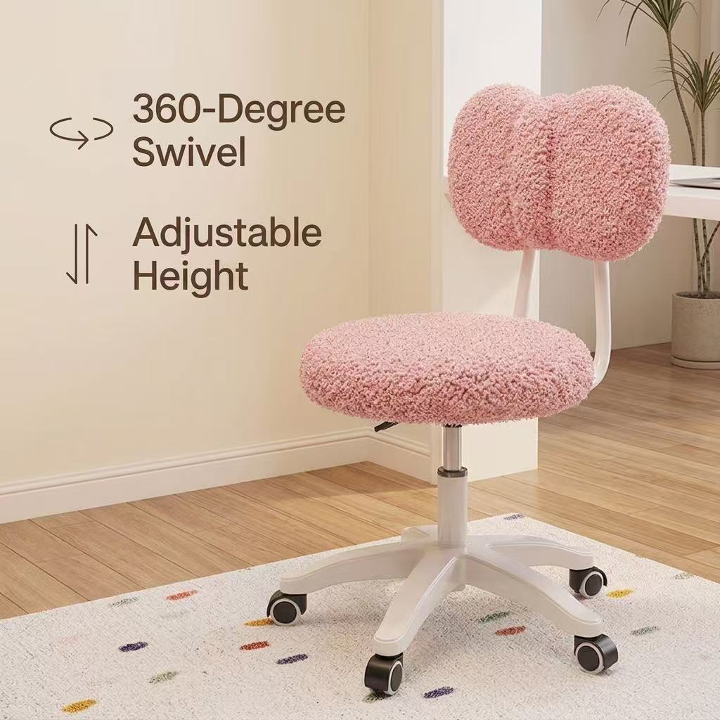 Cute Boucle Swivel Office Chai - đánh giá và giá Home Office Furniture