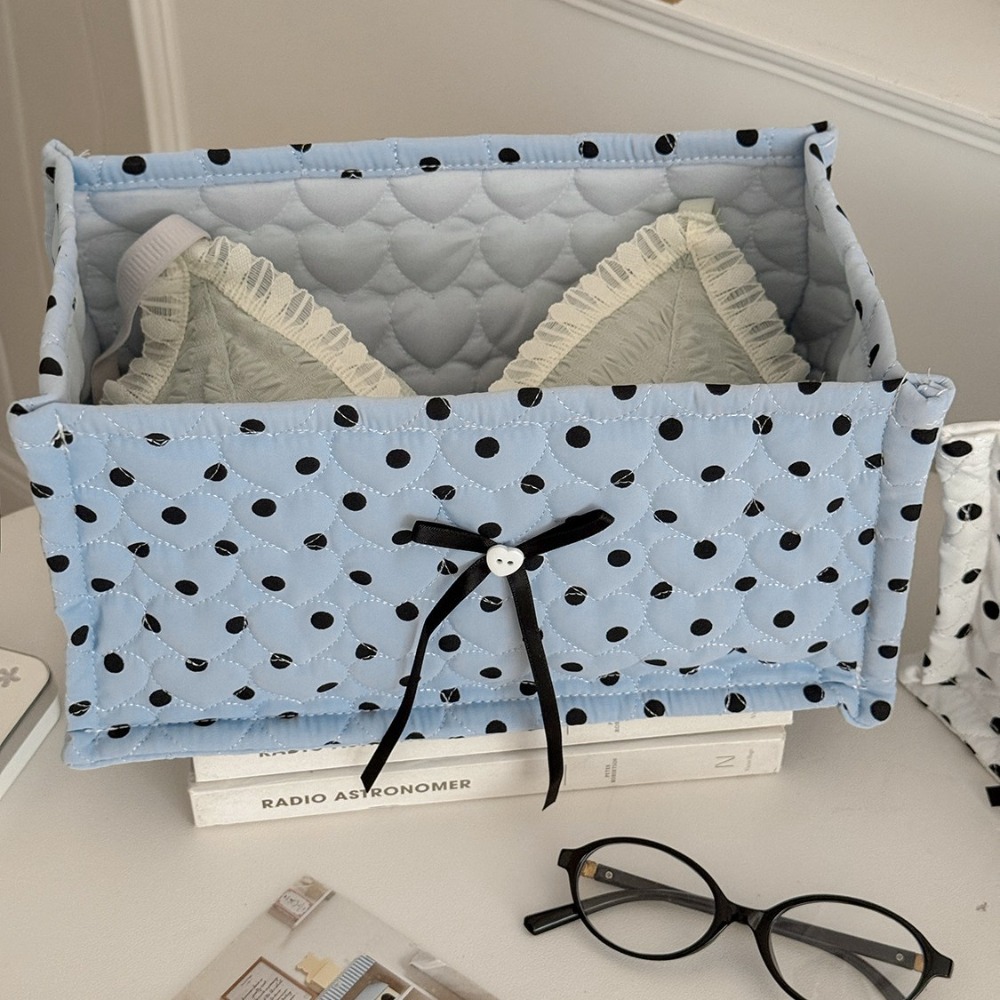 Large Polka Dot Quilted Rectan - đánh giá và giá Home Office England
