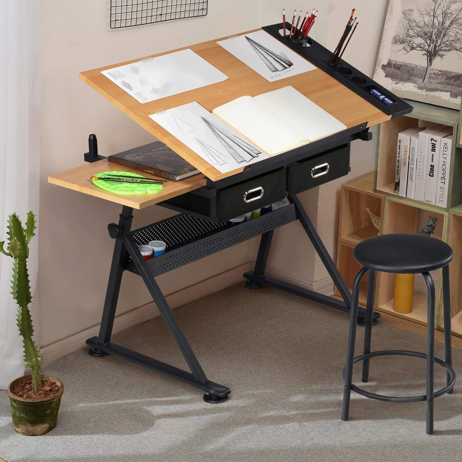 Adjustable Drafting Table Art  - đánh giá và giá Home Office Furniture