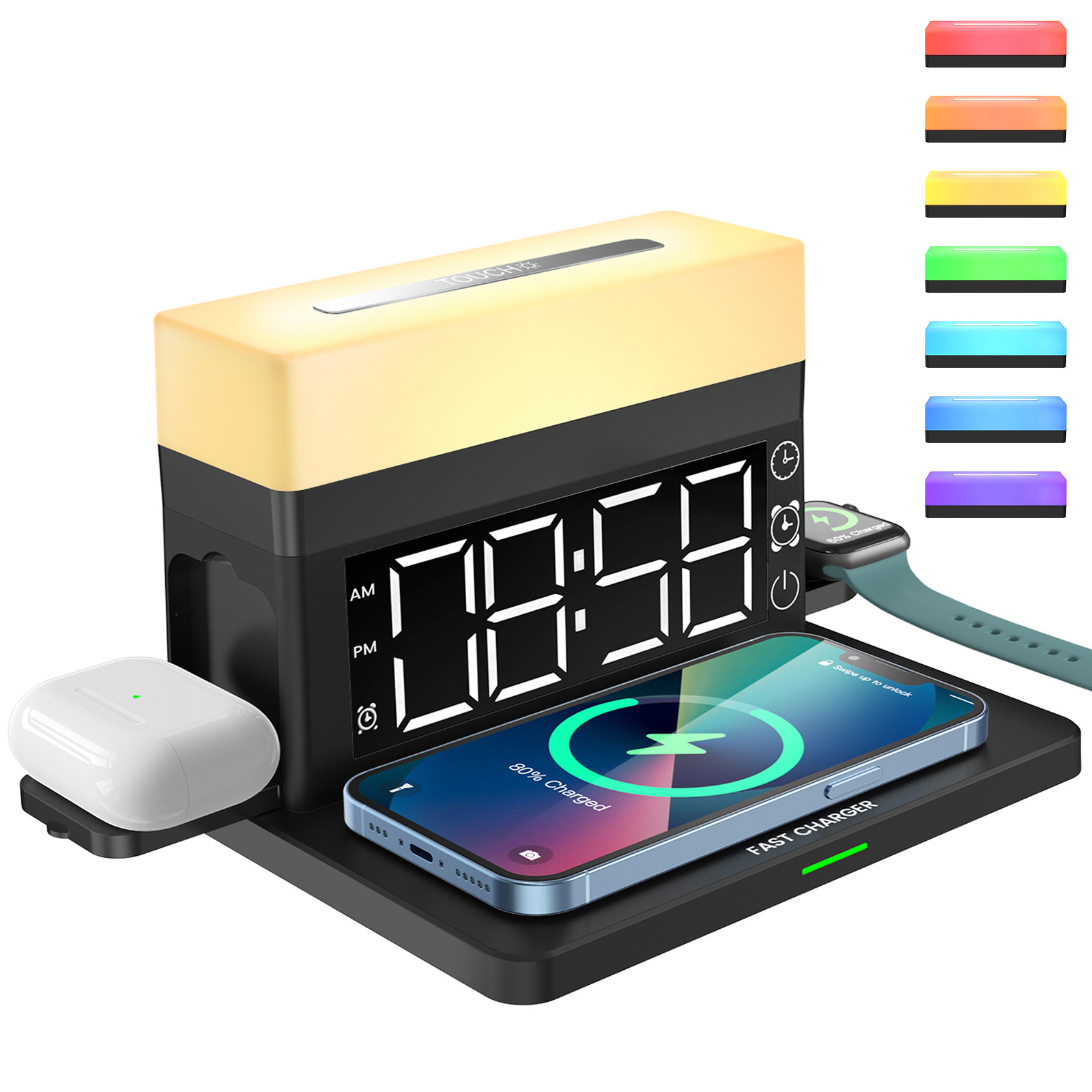 Desk Digital Alarm Clocks with - đánh giá và giá Led Desk Clock