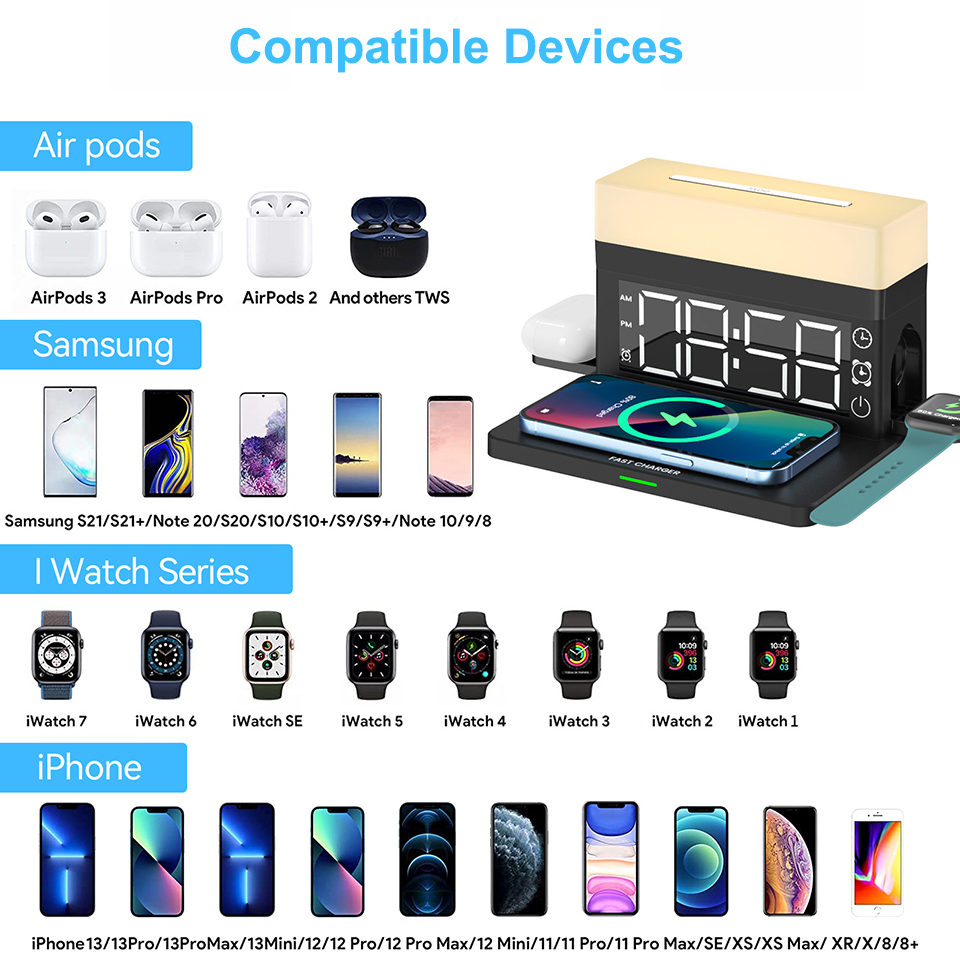 Desk Digital Alarm Clocks with - đánh giá và giá Led Desk Clock