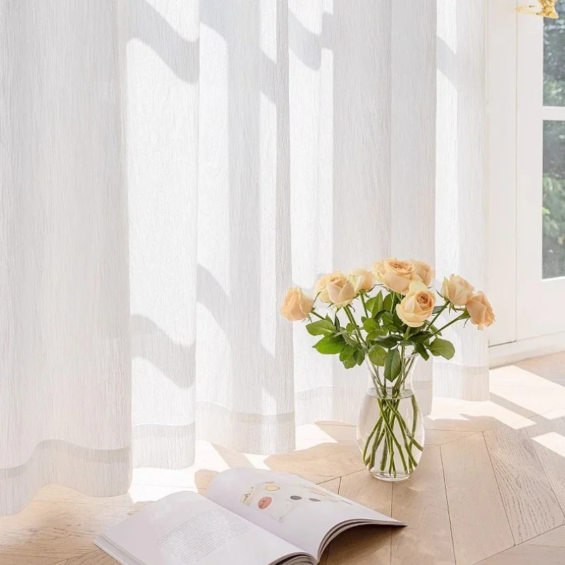 1 PC French White Shiny Tulle  - đánh giá và giá Home Office Buy