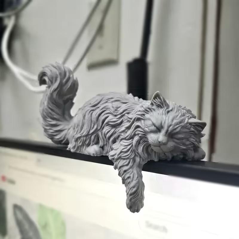 Cute Long Hair Sleeping Cat Fi - đánh giá và giá Home Office Gif