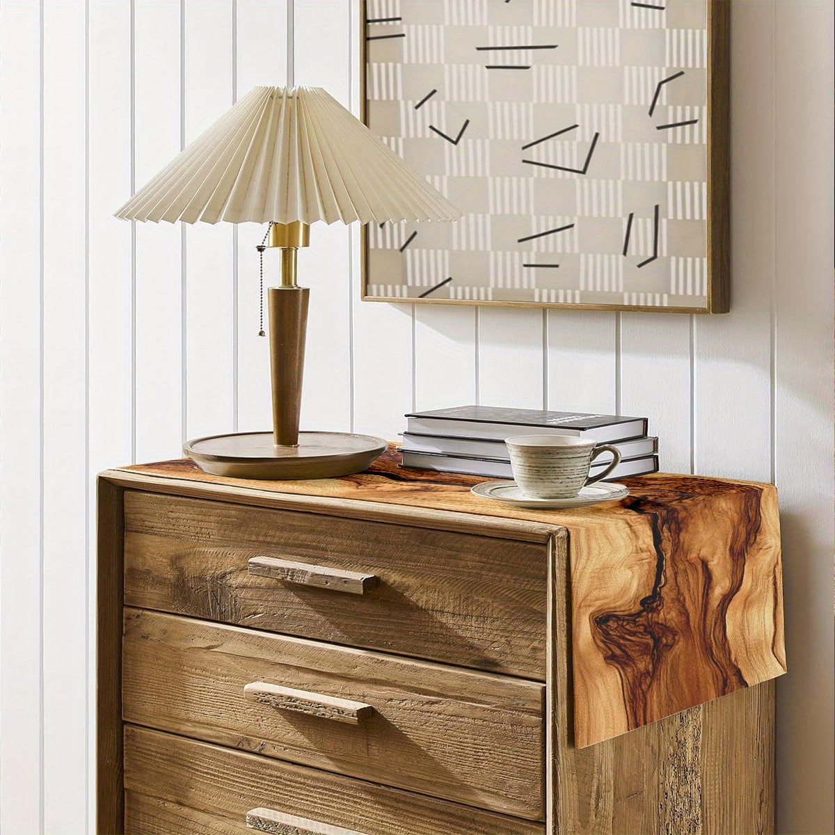 Natural Wood Grain Table Runne - đánh giá và giá Home Office News