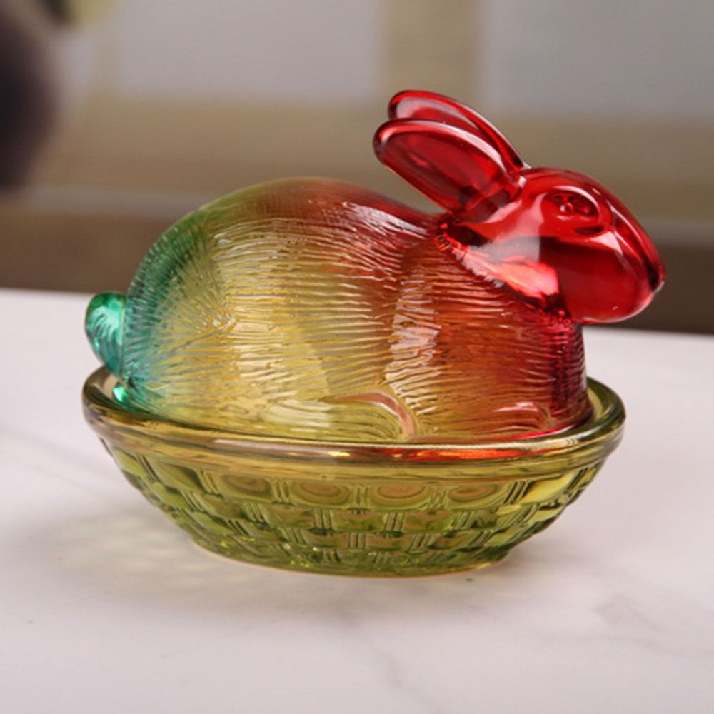 New Rabbit-Shaped Glass Candy  - đánh giá và giá Home Office News