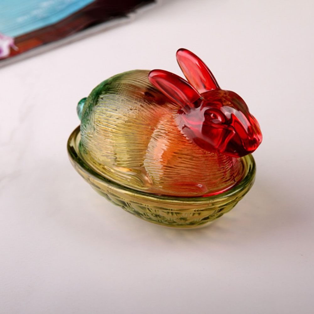 New Rabbit-Shaped Glass Candy  - đánh giá và giá Home Office News