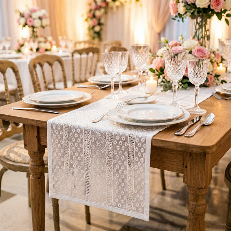 White Elegant Vintage Lace Tab - đánh giá và giá Home Office News