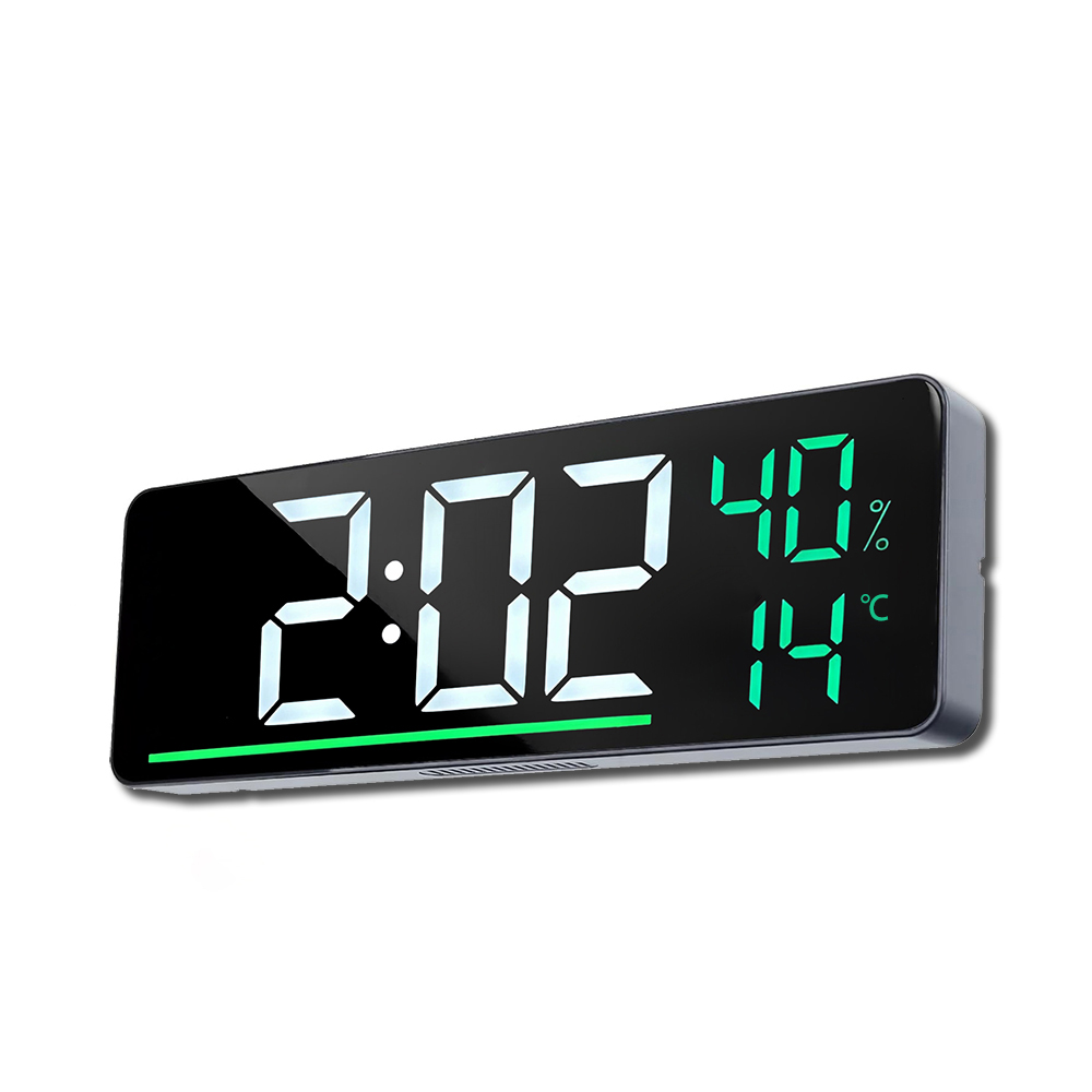LED Digital Wall Clock with Te - đánh giá và giá Led Desk Clock
