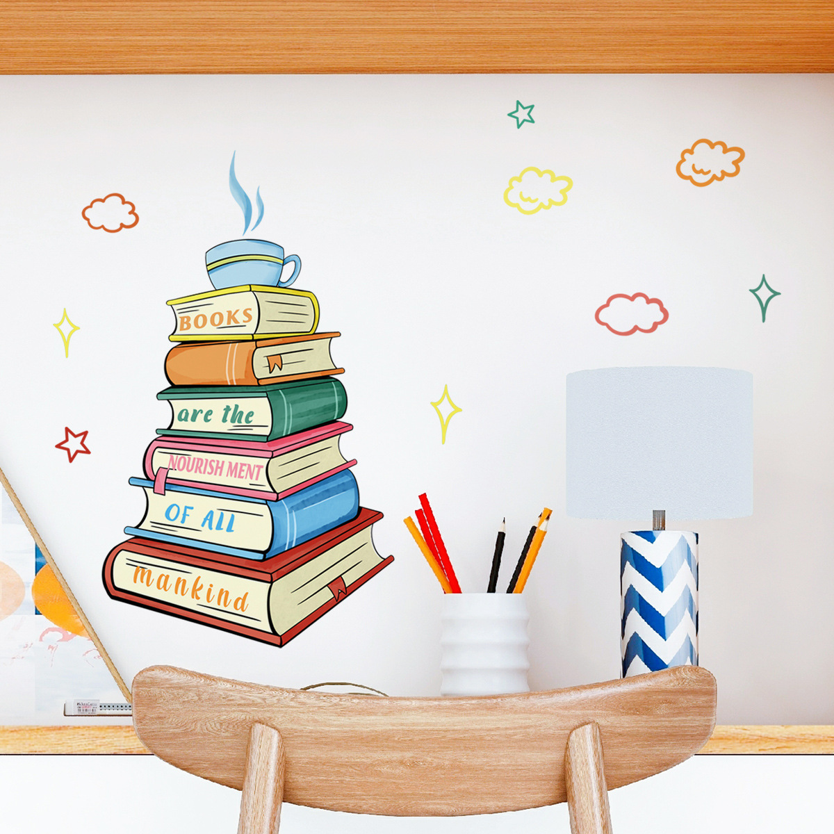 Never Stop Reading Wall Decals - đánh giá và giá Home Office Library