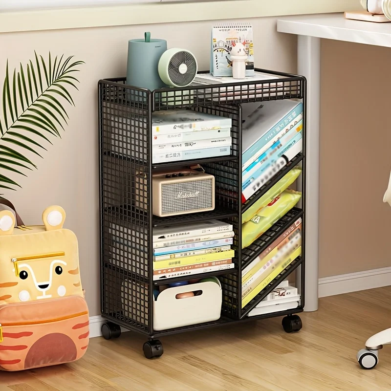 Rolling Book Cart -  Metal Mob - đánh giá và giá Home Office Library