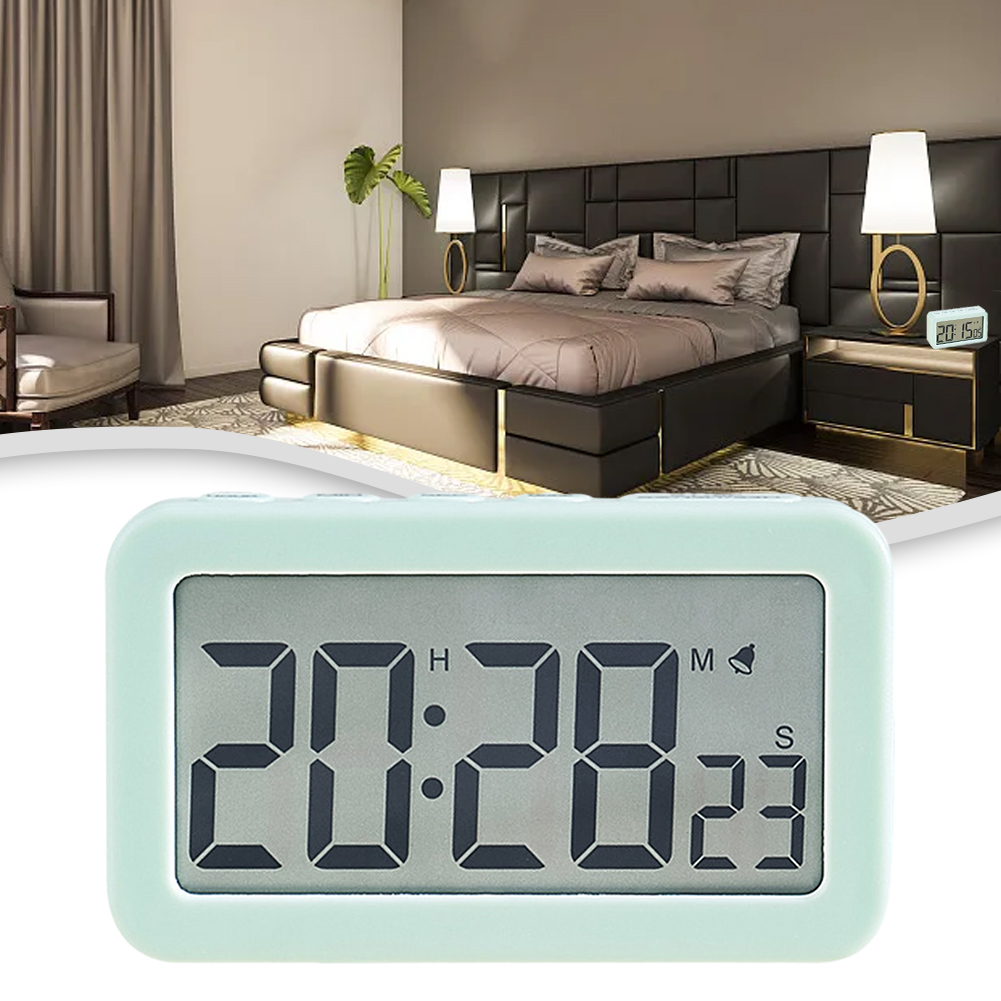 White Pink Light Green LED Dig - đánh giá và giá Led Desk Clock