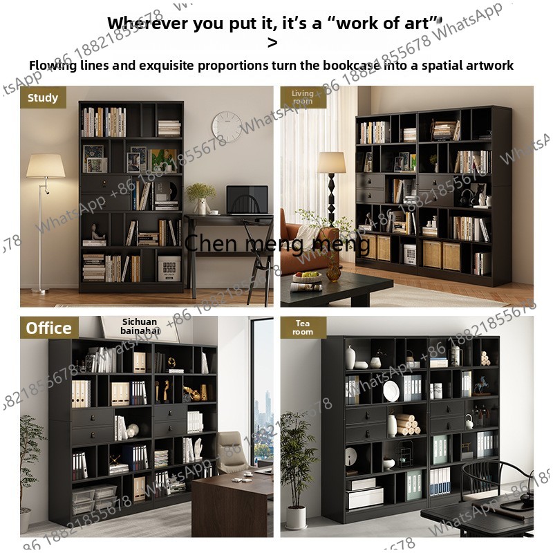 Book Shelf Wall and Bookcase 6 - đánh giá và giá Home Office Library