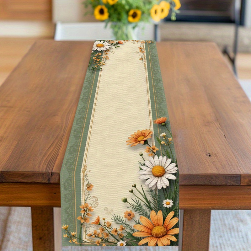 1pc Daisy Sunflower Table Runn - đánh giá và giá Home Office News