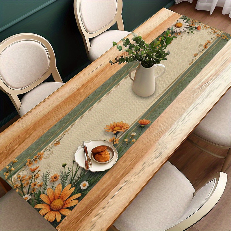 1pc Daisy Sunflower Table Runn - đánh giá và giá Home Office News