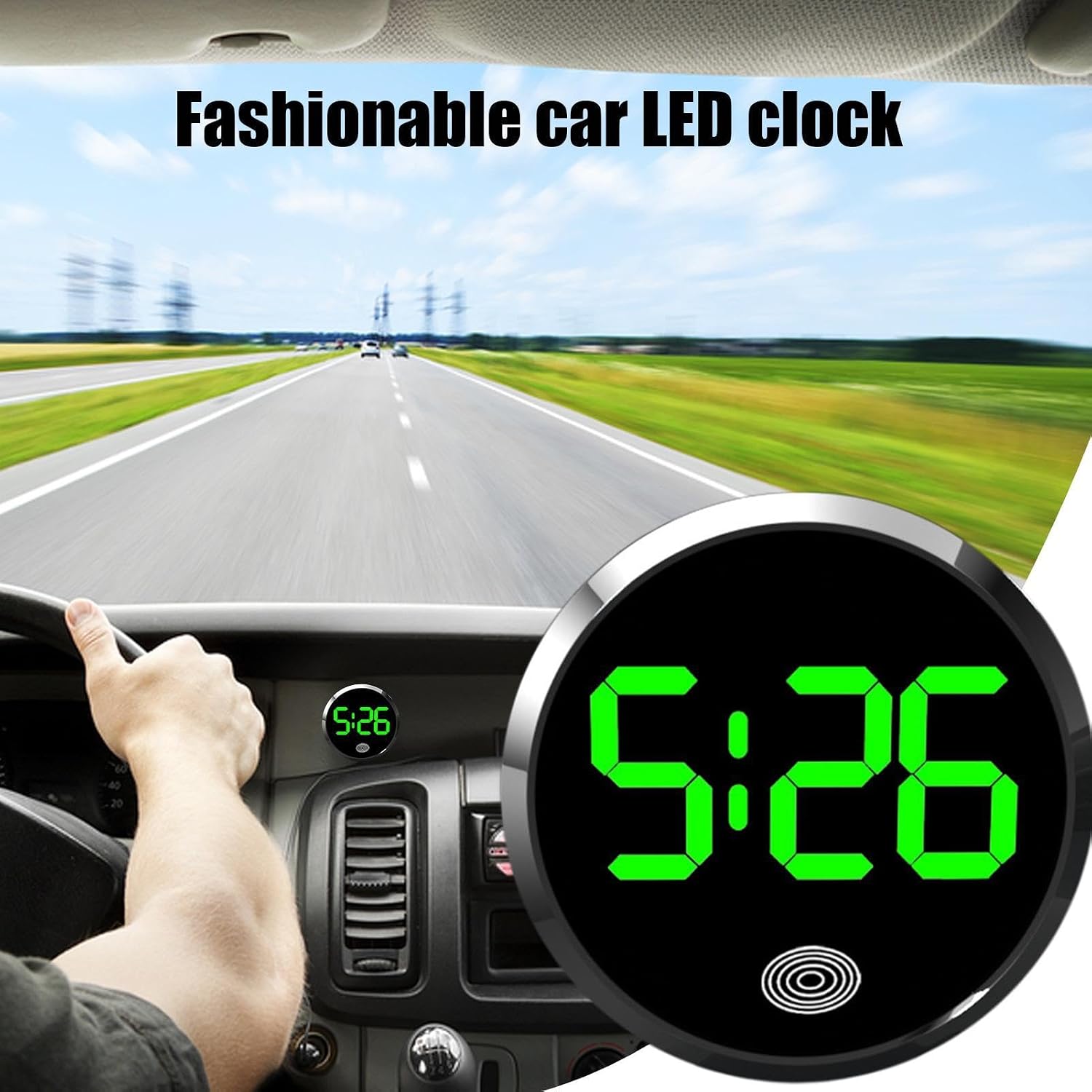 Universal Car Dashboard Digita - đánh giá và giá Led Desk Clock